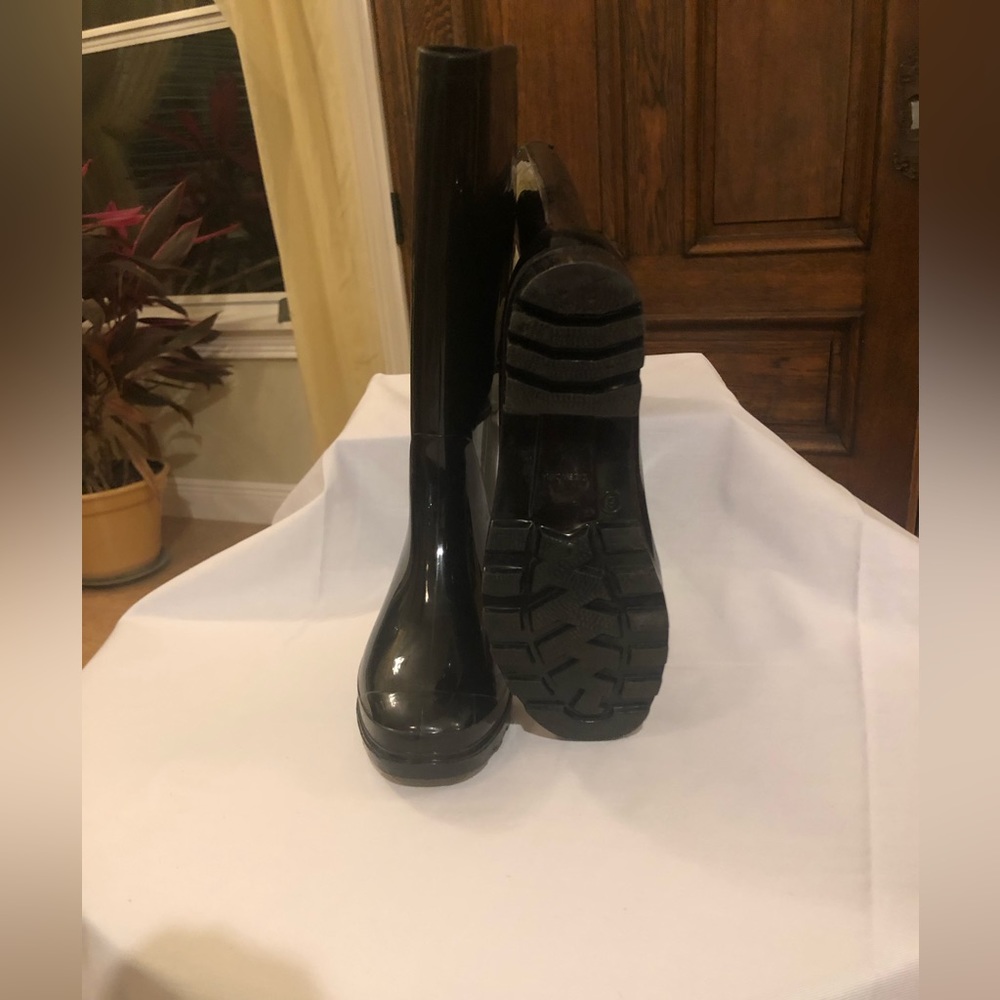 Women’s Black Rain/Weather Boots size 6,not branded - Picture 4 of 7